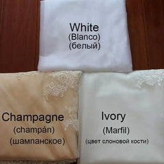 A Line Side Slit Wedding Dress