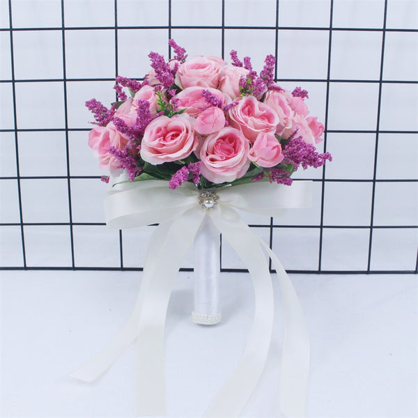 Handmade Artificial Flower Rose Silk Flowers