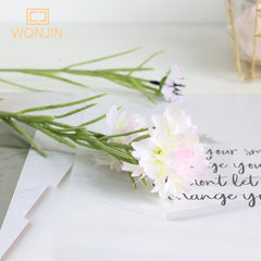 Nordic Blue Long Branch Starry Cornflower Silk Artificial Flowers Home Wedding Party Decoration Flore Fleurs Artificielles