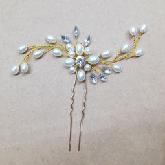 1 item Vintage Leaves and Floral Bridal Headband Bohemian Headpiece Crystal Pearl Hair Vine Flower Halo Wedding Hair Accessories