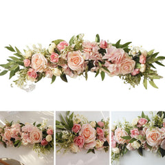 Wedding Arch Flowers For Ceremony Floral Garland For Wedding Rose Flower Runner Garland For Wedding Arch Table Centerpieces Door