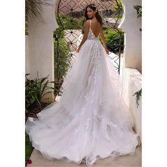 Lace Appliques Bridal Gown