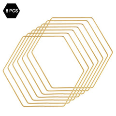 8Pcs Metal Floral Hoop with wooden base for Wedding Party Table Centerpiece Decoration DIY Wreath Flower Garland Home Ornaments