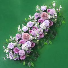 Wedding 100cm Flower Row Arch Arrangement Flowers Stage Road Lead Flowers Wedding Scene Layout Party Decoration Floral