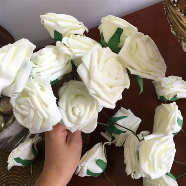 10 Heads 8CM Artificial Rose Flowers for Any Occasion
