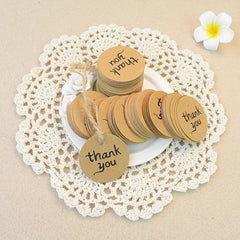 100pcs Thank You  Tag