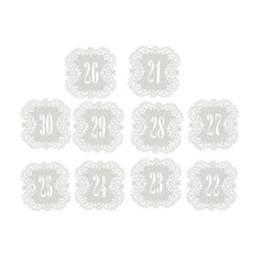 10Pcs Hollow Flower Cut Name Place Card Table Decoration Small Tent Cards for Wedding Party