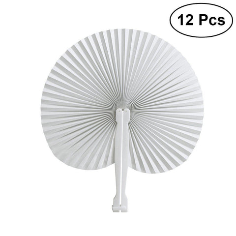 12pcs Folding Fan Handheld Fans