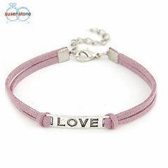 1PC Braided Adjustable Leather Bracelet