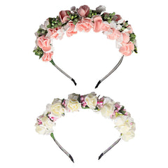 2Pcs Flower  Hair Band