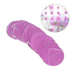 3 M Glitter Paper Garland Circle Dots Hanging 4 colors