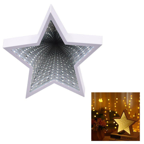 3D Creative Tunnel Lamp Cute Star Sign