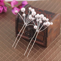 5Pcs  Pearl Hair Pins