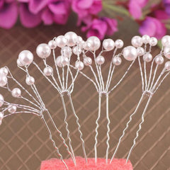 5Pcs  Pearl Hair Pins