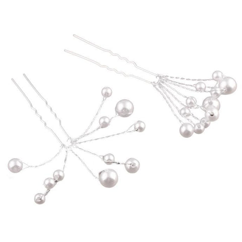 5Pcs  Pearl Hair Pins