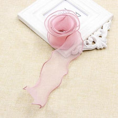 5Yard Colorful Organza Ribbon Wavy Crimping