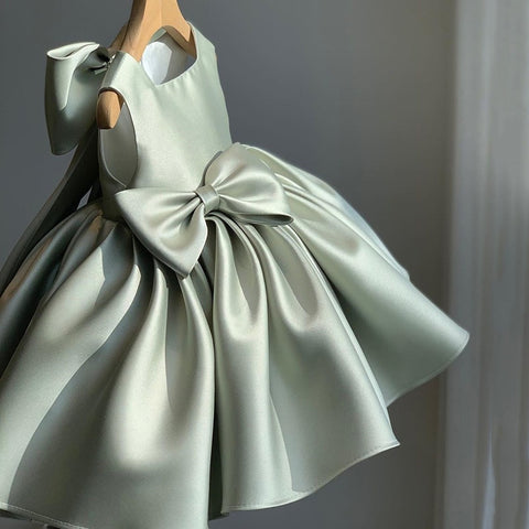 Big Bow Tutu Girls Dress