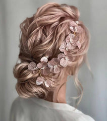Flower Hairband Bridal Hair Jewelry Pearl Crystal Headband Elegant Birthday Party Tiara Crown Wedding Hair Accessories For Women