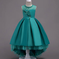 Beautiful Pattern Flower Girl Dress - Multiple Colors