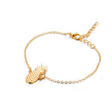 Bohemia Ankle Bracelet Hollow 3D Pineapple Alloy