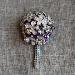 Boutonniere Grooms Silver Pin