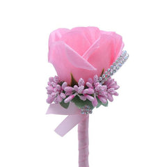 Boutonniere Silk Rose 11 styles