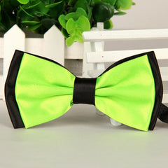 Bow Tie Mens  Satin Adjustable