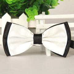 Bow Tie Mens  Satin Adjustable