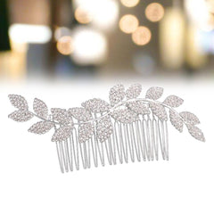 Bridal Hair Side Comb Crystal Wave