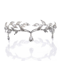 Bridal Vintage Crystal Pearl Hairband