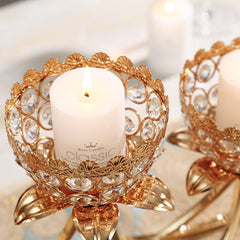 Candlestick Crystal  Wedding Centerpieces