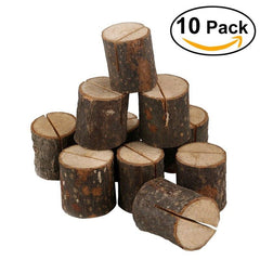 Casamento Branches Wood Wedding Place Card Holders