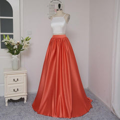 Celebrity Inspired Dress A-line Spaghetti Straps Two Pieces