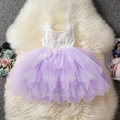 Cute Casual Flower Girl Dress