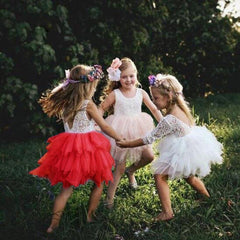 Cute Casual Flower Girl Dress