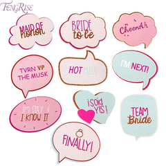 FENGRISE Bride To Be Photo Booth Props