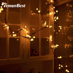 Flexible 72-LED String Lights Bendable Warm White