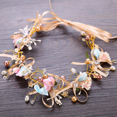 Floral Crown Flower Headband Handmade