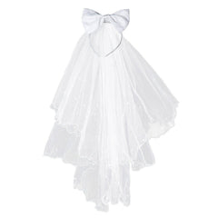Flower Girl Veil White