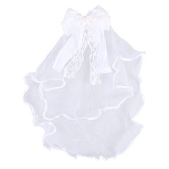 Girls  Wedding Veil  Lace Bow-knot Pink or White