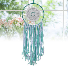Lace Dream Catcher Circular Teal