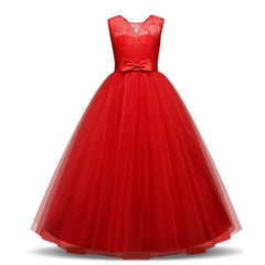 Long Flower Girl Dress Multiple Colors