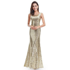Long Sequin Stunner Dress 3 Colors