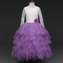 Long TuTu Flower Girl Dress 3 Colors to Pick From