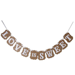 LOVE IS SWEET Garland Banner