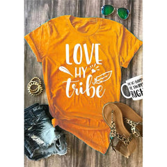 Love My Tribe O-Neck T-Shirt Multiple Colors