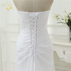 Mermaid Trumpet Chiffon Wedding Dress