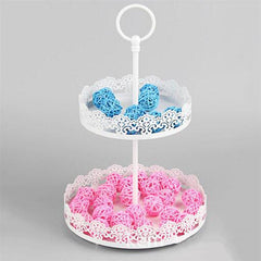 Metal 2 Tiers Cake Stand