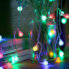 Party Centerpiece 2M 20 LED Cherry Ball Bulb String Lights Garland LED Wedding Decor