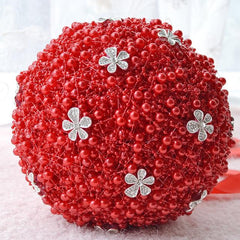 Pearls Brooch Bridal Bouquet Multiple COLORS